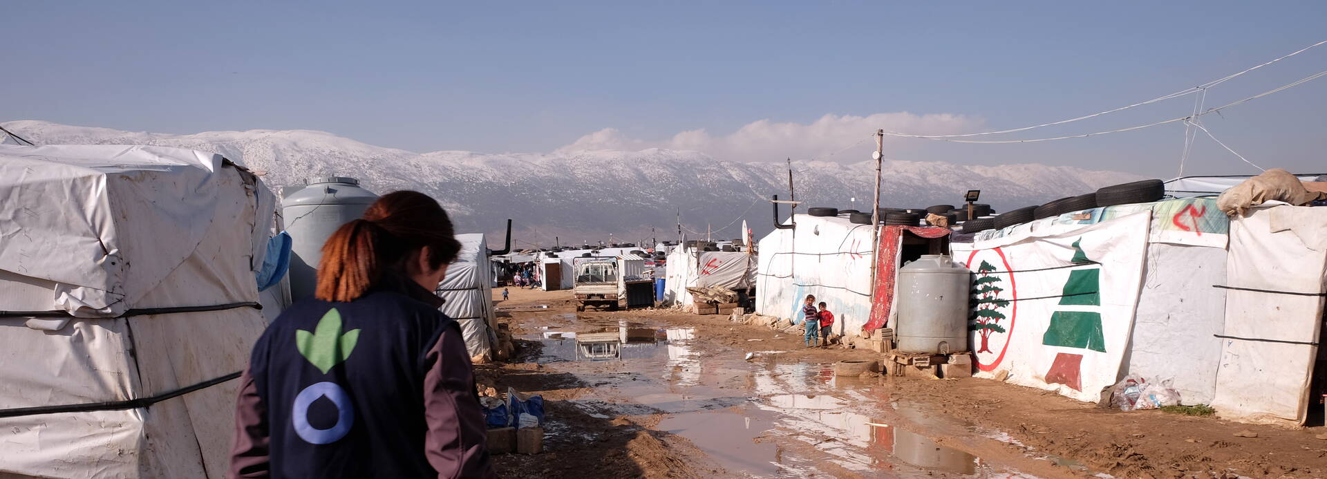 Aktion gegen den Hunger hilft Notleidenden durch den harten Winter im Libanon