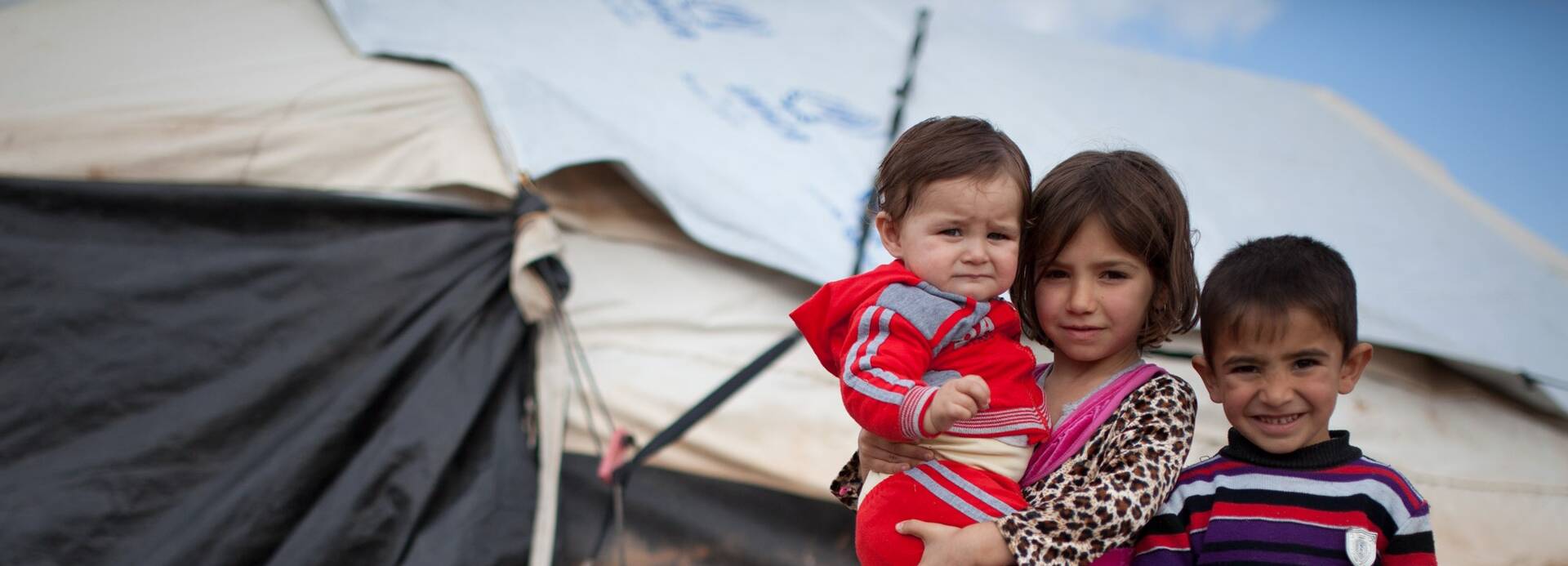 Aus Syrien geflüchtete Kinder im Garmawa Camp in 2014