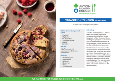 Veganer Fluffkuchen von Zora Klipp